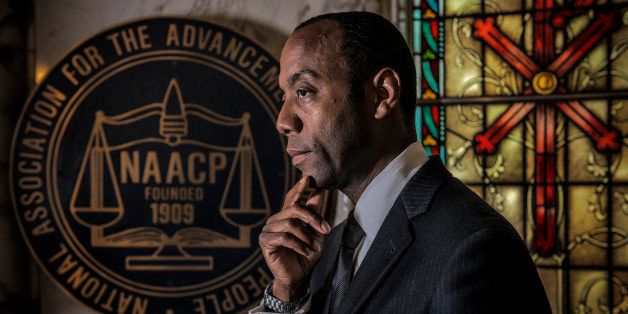 BALTIMORE, MD - JULY 11:Cornell William Brooks, the new NAACP President, at their headquarters on July, 11, 2014 in Baltimore, MD.(Photo by Bill O'Leary/The Washington Post via Getty Images)