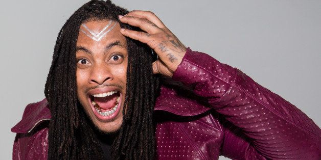 LOS ANGELES, CA - MARCH 18: Rapper Waka Flocka Flame prepares to shoot the video for 'Rage The Night Away' on March 18, 2014 in Los Angeles, California. (Photo by Chelsea Lauren/WireImage)