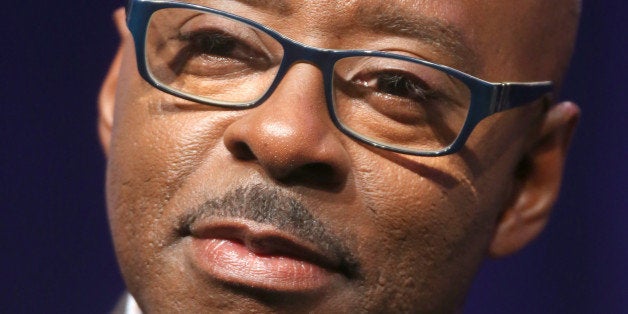 BEVERLY HILLS, CA - JULY 23: Actor Courtney B. Vance speaks onstage at the 'Finding Your Roots 2 ' panel during the PBS Networks portion of the 2014 Summer Television Critics Association at The Beverly Hilton Hotel on July 23, 2014 in Beverly Hills, California. (Photo by Frederick M. Brown/Getty Images)