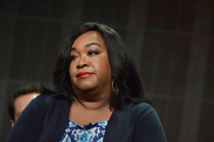 Shonda Rhimes during the "How to Get Away with Murder" panel at the Disney/ABC Television Group 2014 Summer TCA at the Beverly Hilton Hotel on Tuesday, July 15, 2014, in Beverly Hills, Calif. (Photo by Richard Shotwell/Invision/AP)