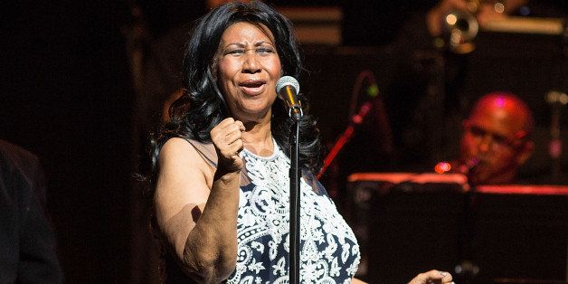 AUSTIN, TX - SEPTEMBER 03: Singer Aretha Franklin performs in concert at ACL Live on September 3, 2014 in Austin, Texas. (Photo by Rick Kern/WireImage)