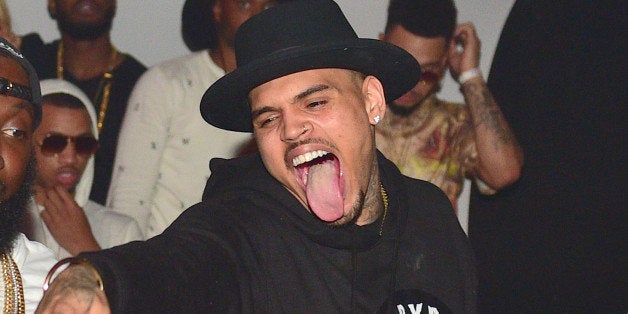 LOS ANGELES, CA - JUNE 29: Chris Brown attends playhouse on June 29, 2014 in Los Angeles, California. (Photo by Prince Willia