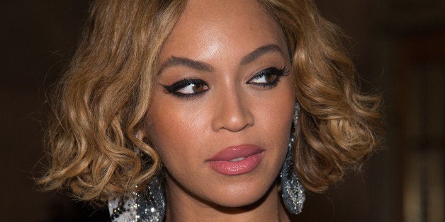 NEW YORK, NY - NOVEMBER 04: Singer Beyonce attends the Topshop Topman New York City Flagship Opening Dinner Grand Central Terminal on November 4, 2014 in New York City. (Photo by Mark Sagliocco/Getty Images)