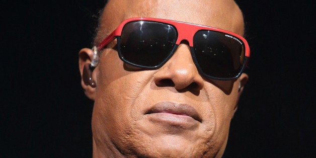 Stevie Wonder performs in concert during his âSongs in the Key of Life Tour 2014â at the Wells Fargo Center on Sunday, No