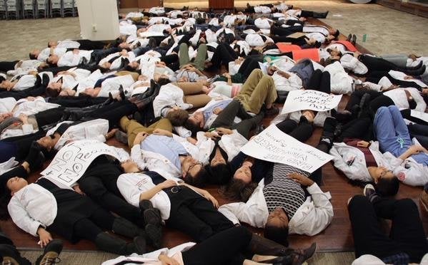 Boston University medical students