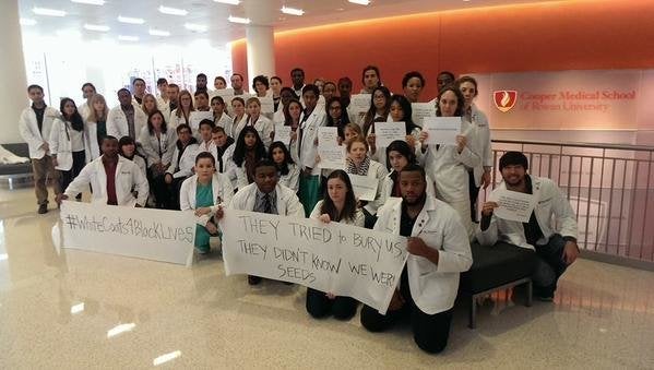 Cooper Medical School of Rowan University students