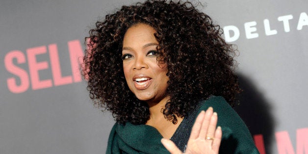 Producer Oprah Winfrey attends the premiere of "Selma" at the Ziegfeld Theatre on Sunday, Dec. 14, 2014, in New York. (Photo by Evan Agostini/Invision/AP)