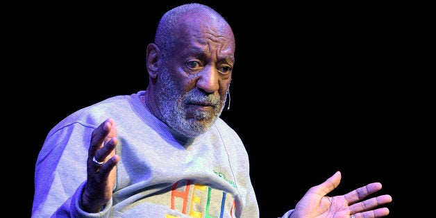 Comedian Bill Cosby performs during a show at the Maxwell C. King Center for the Performing Arts in Melbourne, Fla., Friday,