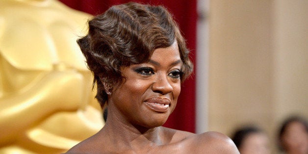 HOLLYWOOD, CA - MARCH 02: Actress Viola Davis attends the Oscars held at Hollywood & Highland Center on March 2, 2014 in Ho