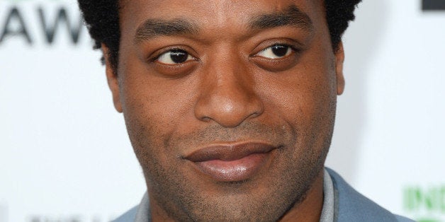 Chiwetel Ejiofor arrives at the 2014 Film Independent Spirit Awards, on Saturday, Mar. 1, 2014, in Santa Monica, Calif. (Photo by Jordan Strauss/Invision/AP)