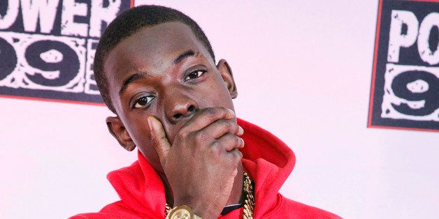 PHILADELPHIA, PA - OCTOBER 31 : Bobby Shmurda posing on the red carpet at the Powerhouse 2014 concert at Wells Fargo Center in Philadelphia, Pa on October 31, 2014 photo credit Star Shooter / MediaPunch/IPX