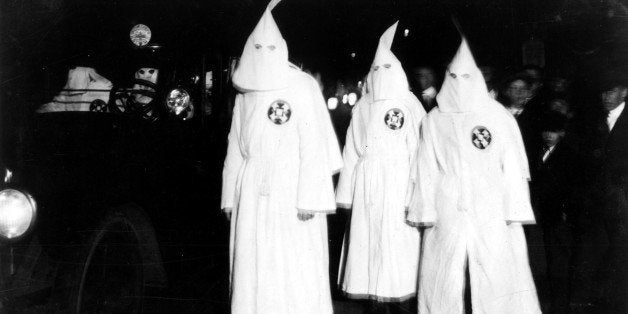 Ku Klux Klan parade in Virginia, March 18 1922, United States, Washington. Library of Congress, . (Photo by: Photo12/UIG via