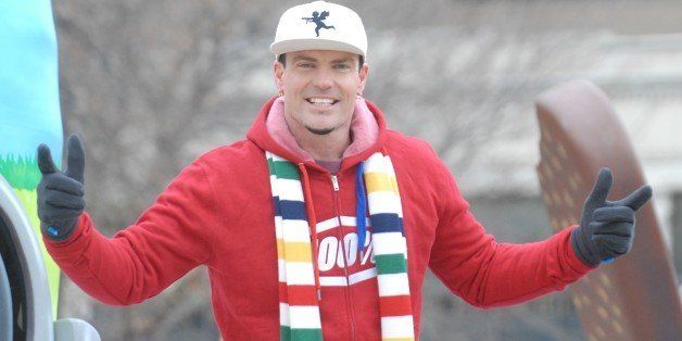 DETROIT, MI - NOVEMBER 27: Vanilla Ice attends America's Thanksgiving's Day parade on November 27, 2014 in Detroit, Michigan. (Photo by Paul Warner/Getty Images)