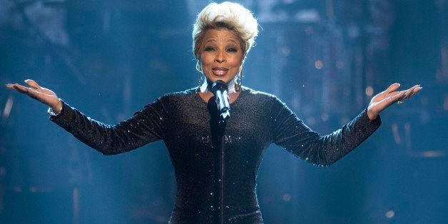 Mary J. Blige performs at the BET Honors 2015 at Warner Theater on Saturday, Jan. 24, 2015in Washington. (Photo by Kevin Wolf/Invision/AP)