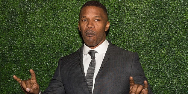 AUSTIN, TX - FEBRUARY 25: Actor Jamie Foxx arrives at the Texas Medal of Arts Awards at the Long Center on February 25, 2015 in Austin, Texas. (Photo by Rick Kern/WireImage)