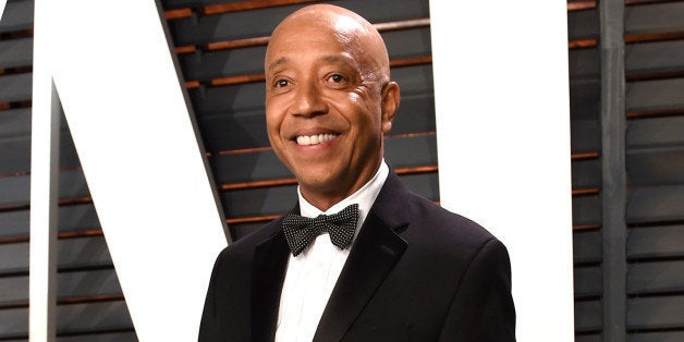 BEVERLY HILLS, CA - FEBRUARY 22: Russell Simmons attends the 2015 Vanity Fair Oscar Party hosted by Graydon Carter at the Wal
