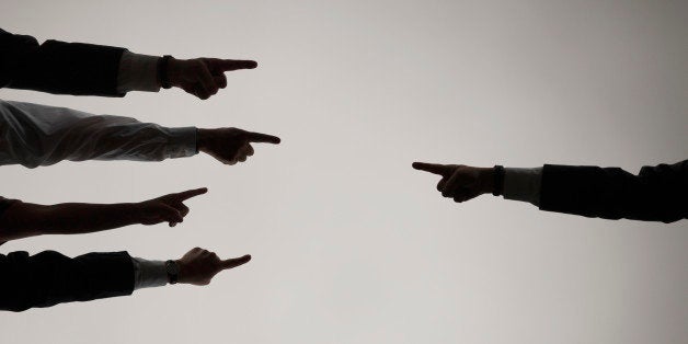 Fingers Pointing Each Other