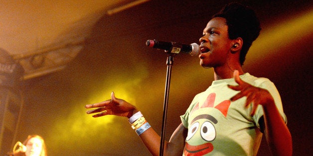 AUSTIN, TX - MARCH 18: Shamir performs at the NPR Showcase at Stubbs Bar-B-Que on March 18, 2015 in Austin, Texas. (Photo b