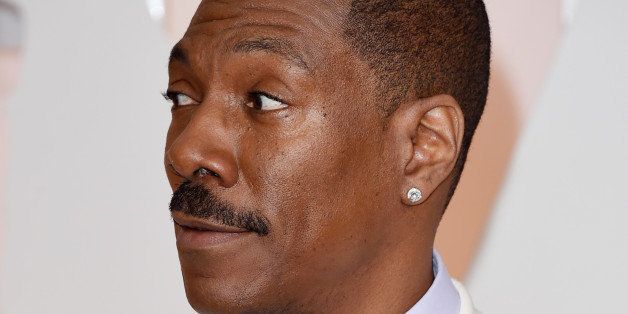 HOLLYWOOD, CA - FEBRUARY 22: Eddie Murphy attends the 87th Annual Academy Awards at Hollywood & Highland Center on February 22, 2015 in Hollywood, California. (Photo by Jason Merritt/Getty Images)