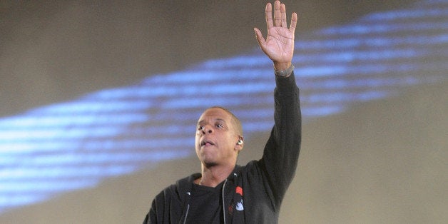 Jay-Z performs at the 3rd Global Citizen Festival at Central Park on Saturday, Sept. 27, 2014 in New York. (Photo by Brad Barket/Invision/AP)