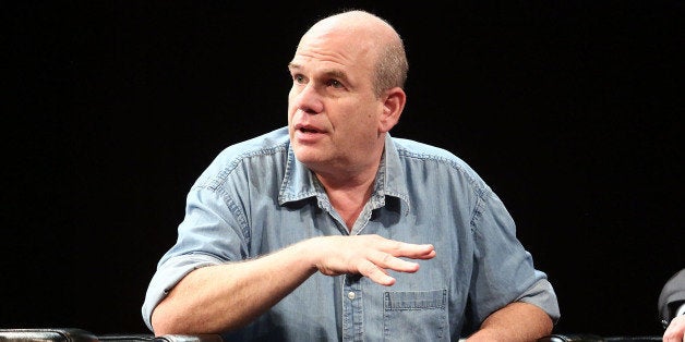 NEW YORK, NY - APRIL 24: David Simon, creator of HBO series 'The Wire', talks during Future Of Film Panel: Stories By Numbers - 2014 Tribeca Film Festival at SVA Theater on April 24, 2014 in New York City. (Photo by Astrid Stawiarz/Getty Images for the 2014 Tribeca Film Festival)