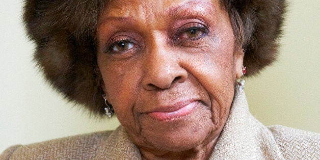 This Jan. 22, 2013 photo shows American gospel singer and author Cissy Houston posing for a portrait in New York. Houston, mother of the late singer Whitney Houston, is releasing a book, "Remembering Whitney," on Tuesday, Jan. 29. (Photo by Dan Hallman/Invision/AP)