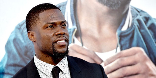 LOS ANGELES, CA - MARCH 25: Actor Kevin Hart arrives at the premiere of Warner Bros. Pictures' 'Get Hard' at the Chinese The