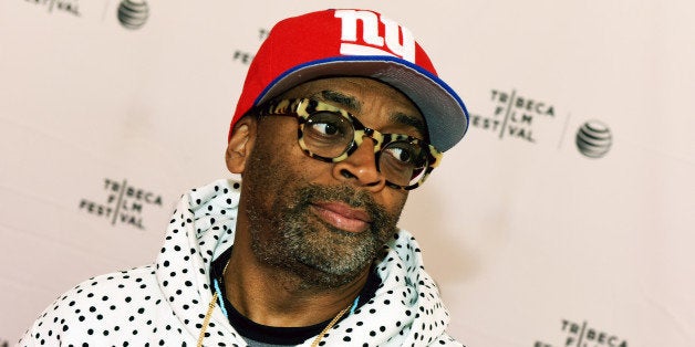 NEW YORK, NY - APRIL 19: Filmmaker Spike Lee attends Tribeca Talks/ESPN Sports Film Festival: The Greatest Catch Ever during the 2015 Tribeca Film Festival at SVA Theater on April 19, 2015 in New York City. (Photo by Dave Kotinsky/Getty Images for the 2015 Tribeca Film Festival)