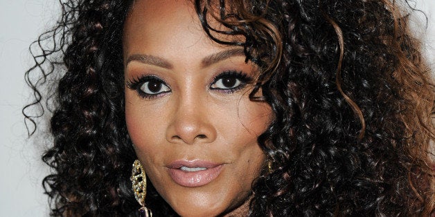 Vivica A. Fox arrives at Vivica A. Fox's Fabulous 50th Birthday Celebration on Saturday, Aug. 2, 2014, in Beverly Hills, Cali