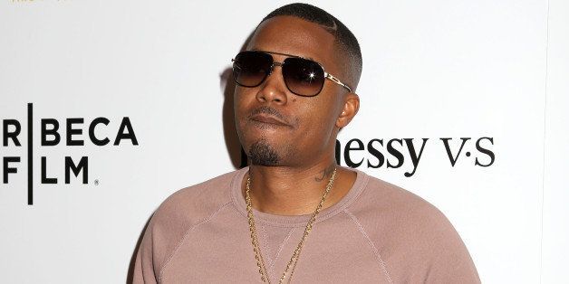 Rapper Nas attends the premiere of "Nas: Time Is Illmatic" at the Museum of Modern Art on Tuesday, Sept. 30, 2014 in New York. (Photo by Greg Allen/Invision/AP)