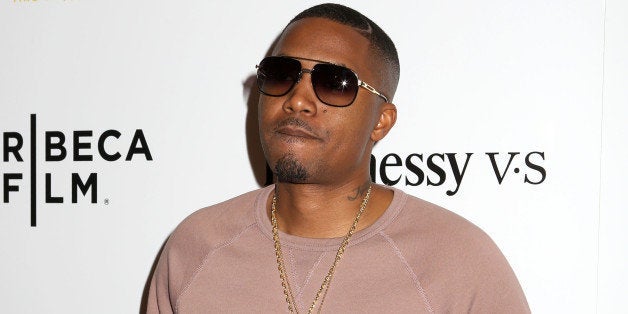 Rapper Nas attends the premiere of "Nas: Time Is Illmatic" at the Museum of Modern Art on Tuesday, Sept. 30, 2014 in New York