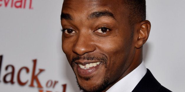 LOS ANGELES, CA - JANUARY 20: Actor Anthony Mackie arrives at the premiere of Relativity Media's 'Black Or White' at the Regal Cinemas L.A. Live on January 20, 2015 in Los Angeles, California. (Photo by Kevin Winter/Getty Images)