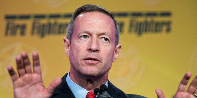 UNITED STATES - MARCH 10: Former Maryland Gov. Martin O'Malley (D) speaks during the International Association of Fire Fighte