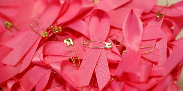 NEW YORK - SEPTEMBER 29: A general view of atmosphere at the kick off of Breast Cancer Awareness Month with The Estse Lauder