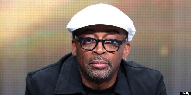 BEVERLY HILLS, CA - JULY 25: Director Spike Lee speaks onstage during the 'Mike Tyson: Undisputed Truthts' panel discussion at the HBO portion of the 2013 Summer Television Critics Association tour - Day 2 at the Beverly Hilton Hotel on July 25, 2013 in Beverly Hills, California. (Photo by Frederick M. Brown/Getty Images)