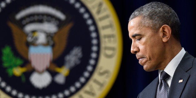 President Barack Obama speaks before signing the "Every Student Succeeds Act," a major education law setting U.S. public scho