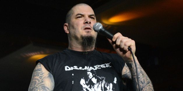 HOLLYWOOD, CA - JANUARY 22: Musician Phil Anselmo of Pantera and Down performs onstage at Lucky Strike Live on January 22, 2016 in Hollywood, California. (Photo by Scott Dudelson/Getty Images)