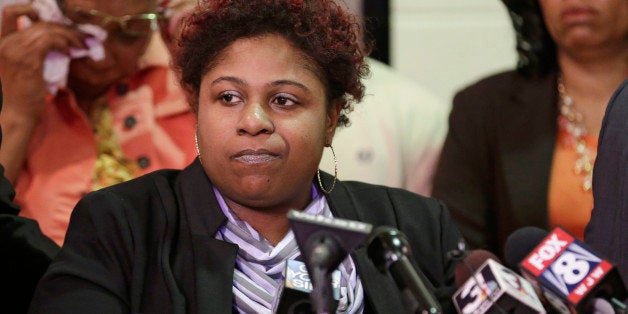 FILE - In this March 3, 2015 file photo, Samaria Rice, the mother of Tamir Rice, a 12-year-old boy fatally shot by a Clevelan