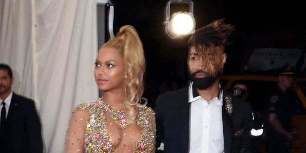 NEW YORK, NY - MAY 04: Beyonce (L) and Ty Hunter attend the 'China: Through The Looking Glass' Costume Institute Benefit Gala at the Metropolitan Museum of Art on May 4, 2015 in New York City. (Photo by Jamie McCarthy/FilmMagic)