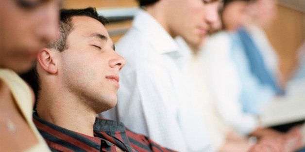 Student Asleep in Lecture