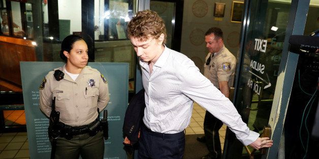 Brock Turner, the former Stanford swimmer convicted of sexually assaulting an unconscious woman, leaves the Santa Clara County Jail in San Jose, California, U.S. September 2, 2016. REUTERS/Stephen Lam