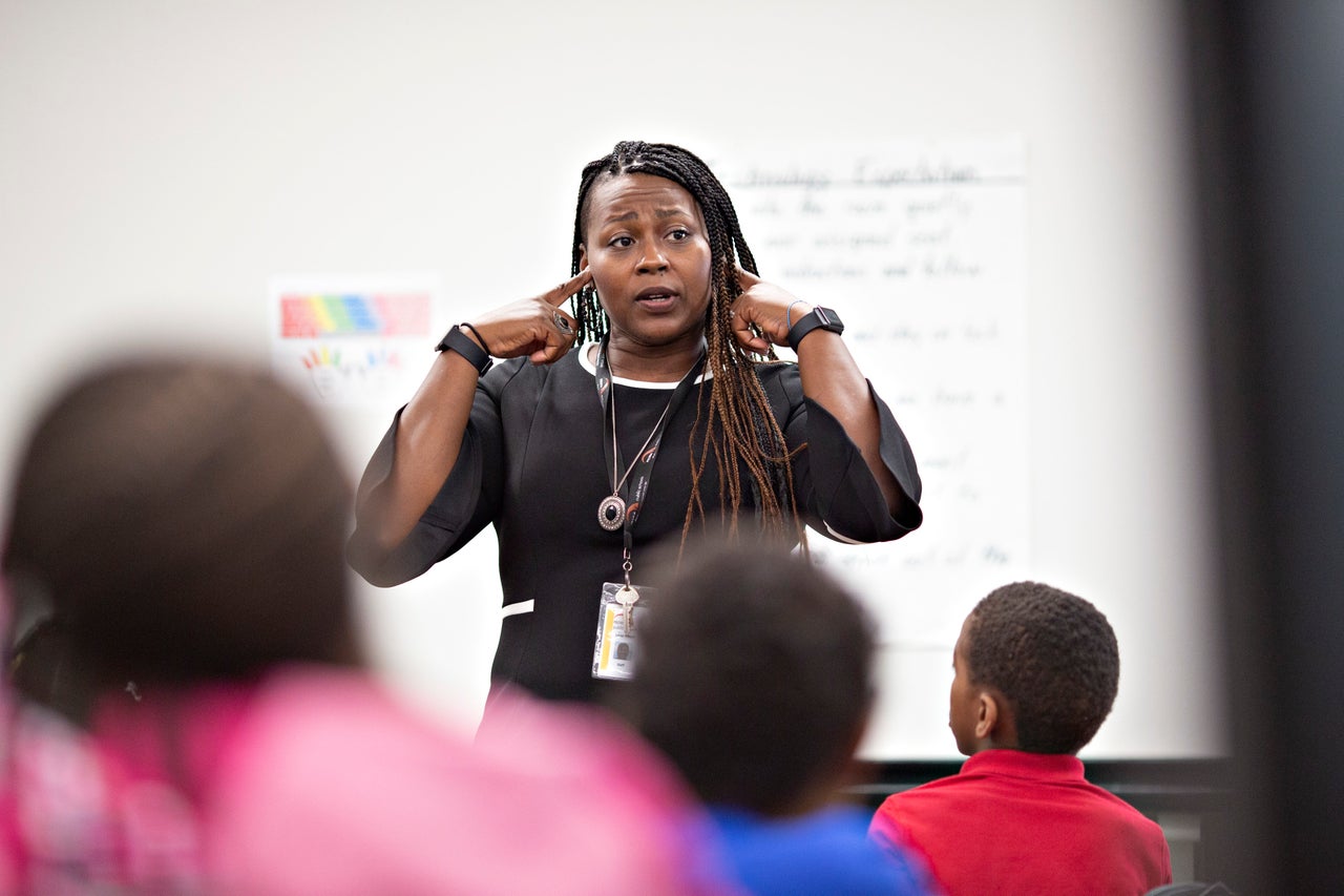 Linda Wilson gave up part of her summer break to talk to other teachers about the union.