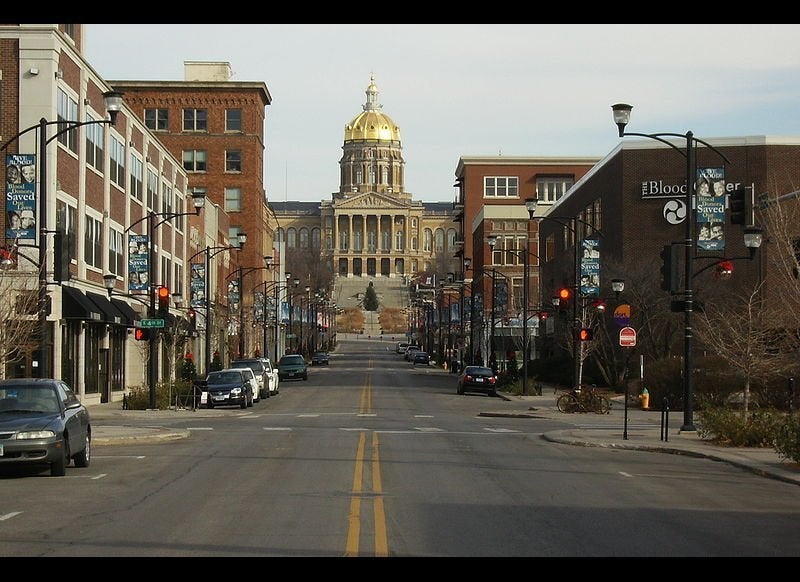 10. Des Moines, IA