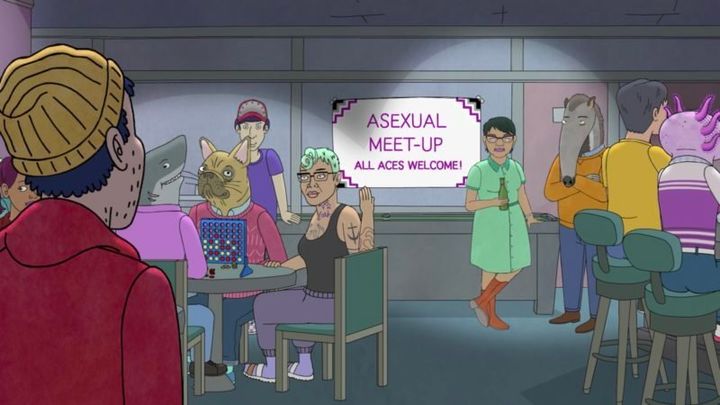 BoJack was one of the first mainstream TV shows to look at asexuality