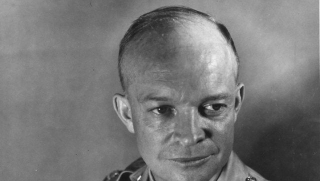 Description Dwight D. Eisenhower while a major in the US Army. | Source http://www. eisenhower. archives. gov/Research/Audiovisual/ ... 