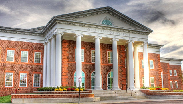 Description 1 The new Barbara Hodel Student Center at Patrick Henry College on the day of its grand opening, October 10, 2009. | ... 