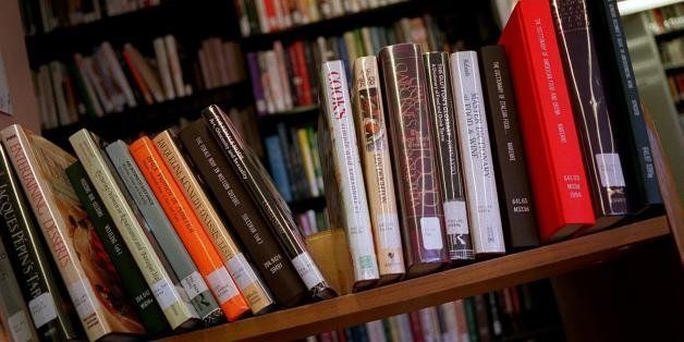 CAMBRIDGE, MA - JANUARY 4: Stacks of books in the Julia Child Research Area in the Schlesinger Library at Radcliffe Institute for Advanced Study at Harvard University in Cambridge, Mass. (Photo by Dominic Chavez/The Boston Globe via Getty Images)