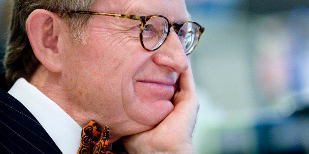 UNITED STATES - MARCH 18: E. Gordon Gee, president of Ohio State University, listens to a question during an interview in New York, U.S., on Wednesday, March 18, 2009. Gee wants to double the number of international undergraduate students attending the school. Currently, about 4 to 5 percent of undergraduates who attend the university in Columbus are from outside the U.S., Gee said today in an interview in New York. He would like to increase the number to 8 to 10 percent. (Photo by Andrew Harrer/Bloomberg via Getty Images)