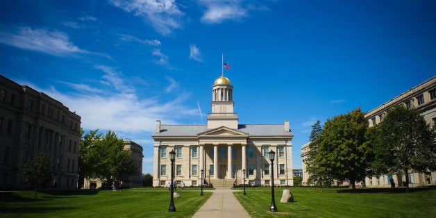 The Old Capitol on the University of Iowa campus.