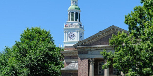 Campus scenery at Dartmouth College in Hanover, NH